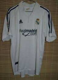 2001 2002 реал мадрид figo ретро футбольная фуфайка винтаж футболка классика. Real Madrid 2001 2002 Home Football Shirt Jersey Adidas Size Xl Ebay