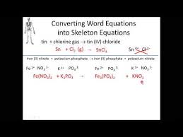Convert Word Equations To Skeleton