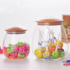Candy Glass Kitchen Storage Jar Glass