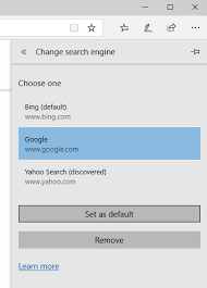 Microsoft edge is the default browser on windows 10, previously it was internet explorer on windows 8.1 and 7. How To Change Your Default Search Engine In Chrome Edge Firefox Safari