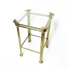 Vintage Italian Brass Side Table From