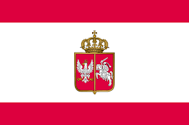 Polska flaga) consists of two horizontal stripes of equal width, the upper one white and the lower one red. Polish Lithuanian Commonwealth Flag Vexillology
