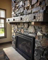 rustic wood fireplace mantels log