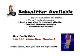 Mrs Fara Rubin Babysitter Available New Number