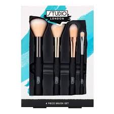 studio london 4 piece makeup brush set