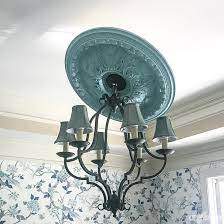 How To Paint A Ceiling Medallion The