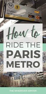 how to use the paris metro step by