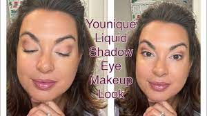 younique liquid shadow eye makeup look