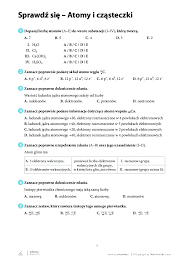 Sprawdź się - Atomy i cząsteczki - Pobierz pdf z Docer.pl