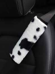 1pc Plush Car Seat Belt Pad Seat Belt