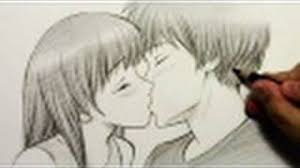 how to draw people kissing htd video