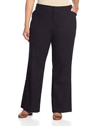 Dickies Womens Plus Size Relaxed Straight Stretch Twill Pant