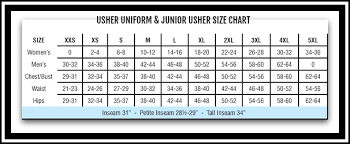 Uniform Size Chart