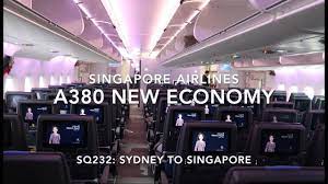 singapore airlines a380 new economy