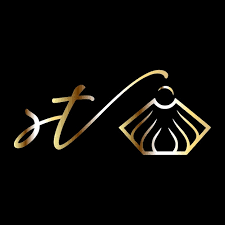 st monograms logo jewelry logo vector