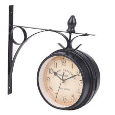 European Style Double Sided Wall Clock
