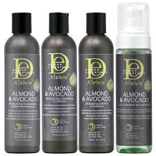 Design Essentials Almond Avocado Shampoo Comditioner Leave In 8oz Mousse 7 5oz