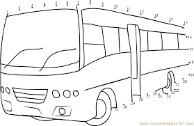 Clip art by leonido 2 / 943 eighteen city and tourist buses. Tata Marcopolo School Bus Dot To Dot Printable Worksheet Connect The Dots