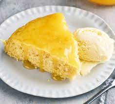 Microwave Lemon Sponge Cake Recipe gambar png