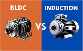 between bldc versus induction motor