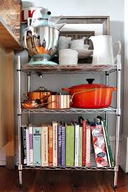 Wire Shelving Units In The Kitchen