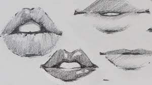 how to draw lips traditional or manga