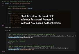 s script to ssh with pword how