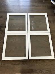 4x Ikea Sindvik Glass Doors White Frame