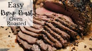 easy oven roasted rump roast recipe