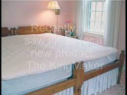 how to make two twin mattresses into a king