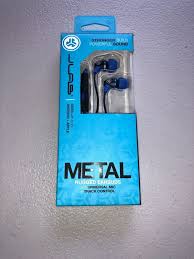 jlab metal rugged earbuds with