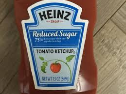 reduced sugar tomato ketchup nutrition