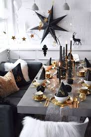 black and gold christmas decor ideas