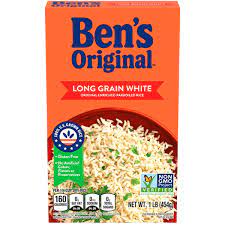 converted white rice long grain ben
