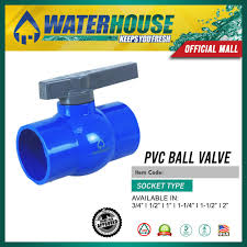 Waterhouse Pvc Ball Valve Socket Type 1