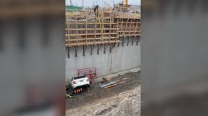 Construction Pit Next To Qew