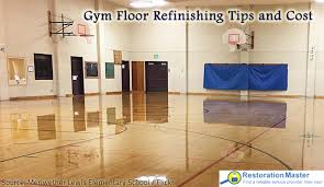 gym floor refinishing tips and cost
