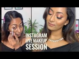 insram live makeup session you