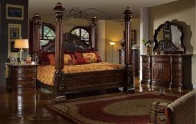 Find canopy bed sets in canada | visit kijiji classifieds to buy, sell, or trade almost anything! Rich Brown Solid Hardwood King Canopy Bedroom Set 5pcs W Chest Mcferran B6005 B6005 Ek Set 5