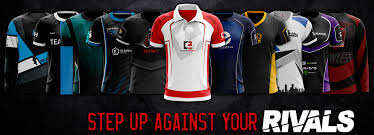 custom esports jerseys gaming apparel
