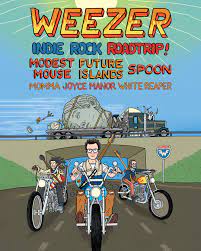 weezer announces in rock road trip