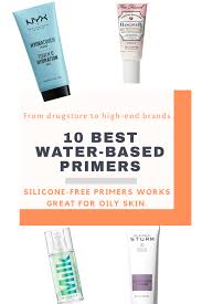 water based and silicone based primers