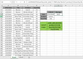 average with multiple criteria in excel