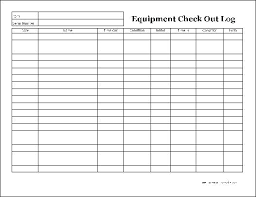 Key Sign Out Sheet Template Off Form Inventory Check Free
