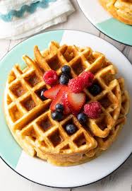Spray heated waffle iron with cooking spray. Pin On Breakfast Any Time Of Day
