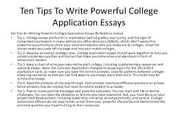 Writing A Good College Admission Essays Nursing Writing