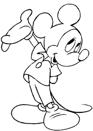 My Love Mickey Mouse Coloring Pages