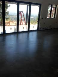 Concrete Floor With Semi Gloss Finish