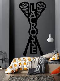 Lacrosse Bedroom Wall Decal Sticker