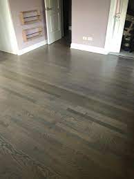 clic gray stain on red oak floor